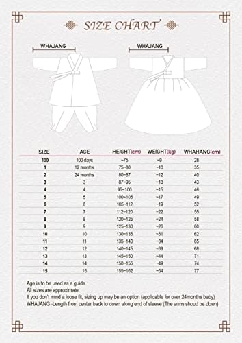Korean Light Blue Baby Hanbok for 100days10yo