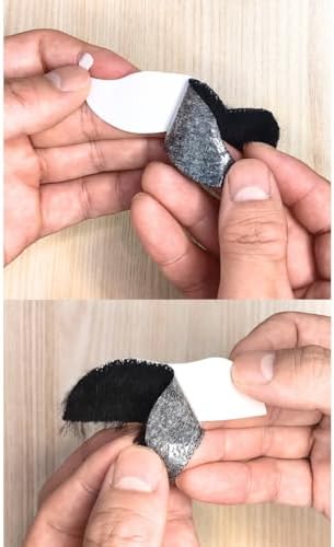 48 Pcs Fake Mustaches with 6 Styles for Halloween