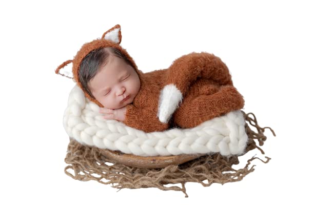 Handmade Baby Fox Costume for Newborn