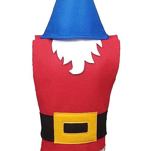 Red and Blue Gnome Costume Set - Kids Baby Sizes
