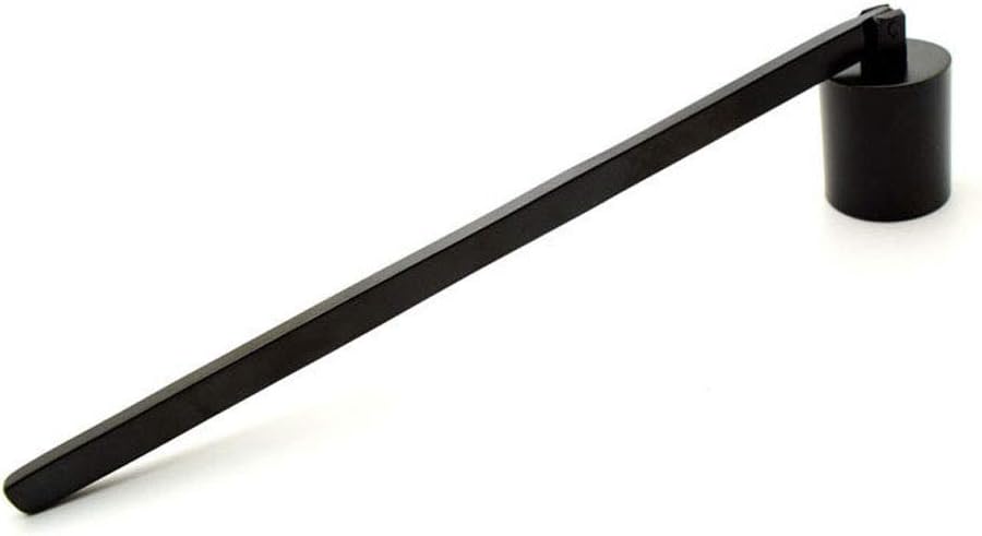 YESON Black Candle Snuffer with Polished Stainless Steel