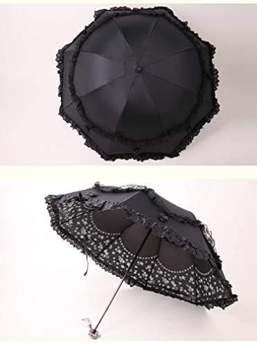 Honeystore Princess Lace Folding Umbrella with UV Protection 1