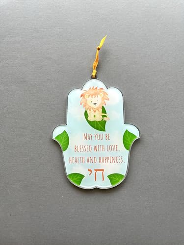 Lea Joelle Hamsa Wall Hanging - Lion Blessing Decor