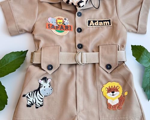 Personalized Safari Explorer Costume for Toddler