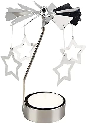 Eforcase Spinning Tea Light Holder for Romantic Decor