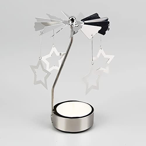 Eforcase Spinning Tea Light Holder for Romantic Decor