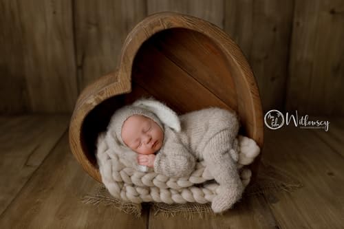 Handmade Newborn Bunny Costume with Hat and Romper