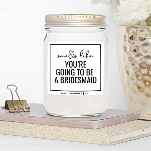 You Nique Designs Bridesmaid Proposal Scented Candle