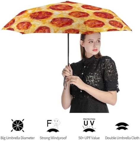 NAWFIVE Compact Folding Travel Umbrella Auto Open Close Windproof Rainproof