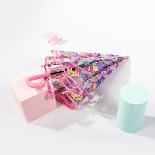 LLanxiry Clear Bubble Umbrella for Kids