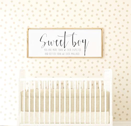 Meliora Craft Baby Boy Nursery Decor Sign