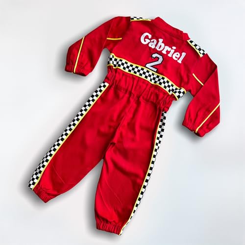 Handmade Race Car Driver Costume for Toddlers 2T