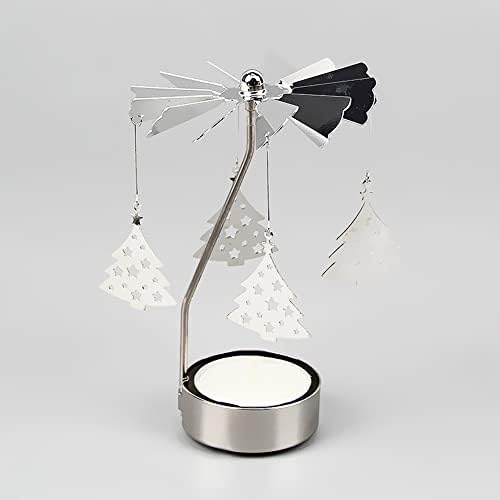 Silver Moon Angel Fairy Tea Light Holder