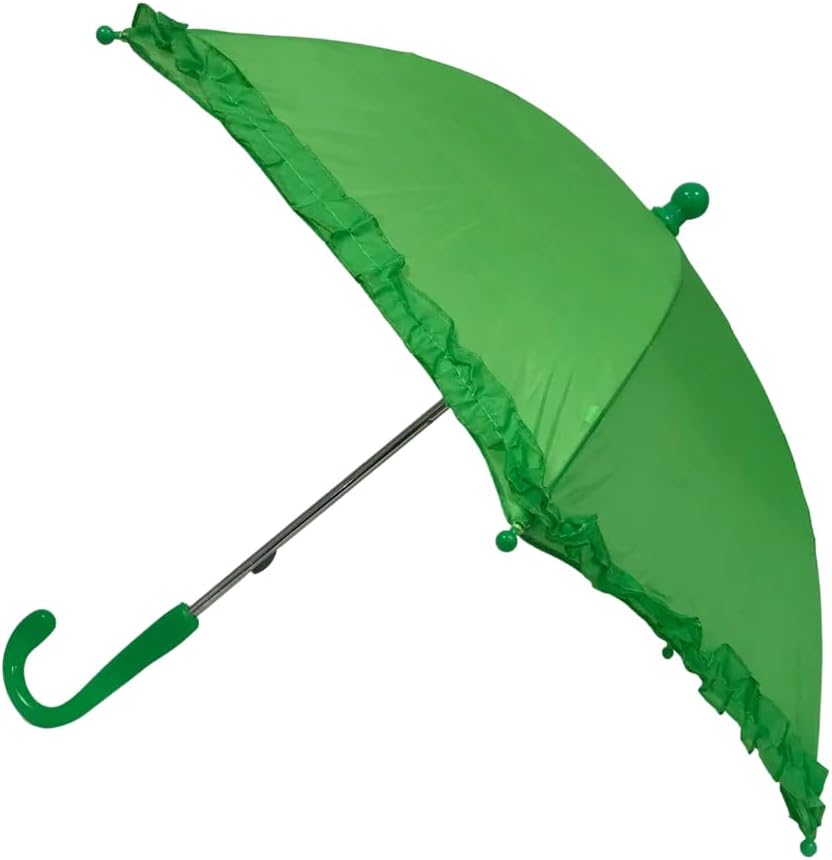 Mardi Gras Spot Green Decorative Umbrella 145 Inch