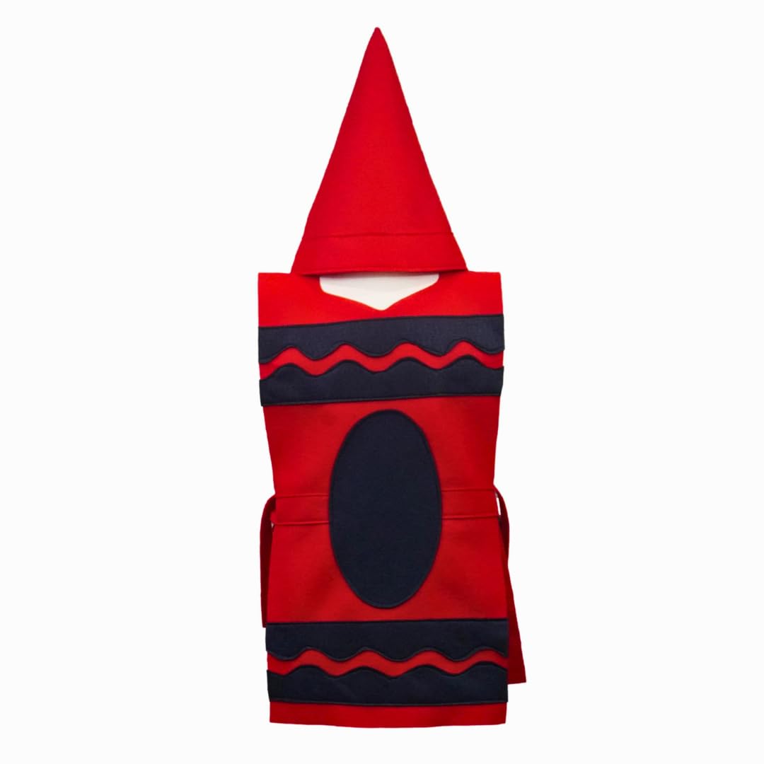 Red Crayon Costume Set - Kids 4-9y