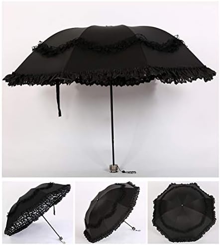 Honeystore Princess Lace Folding Umbrella with UV Protection 1