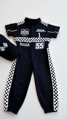 Handmade Race Car Driver Costume for Toddlers