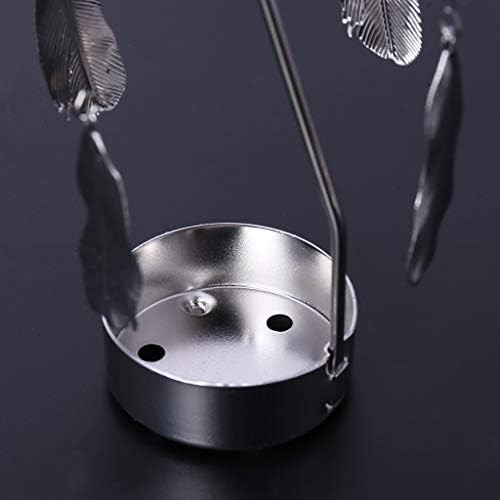 Ywmsfl Snowman Tea Light Holder Stand Metal Christmas Decor