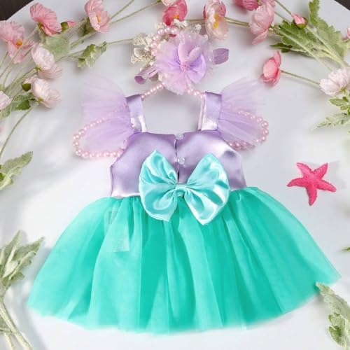 Vomdrok Newborn Girl Photo Costume Romper Skirt