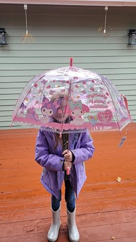RRI Melody Cute Cartoon Vinyl Stick Umbrella for Kids 1
