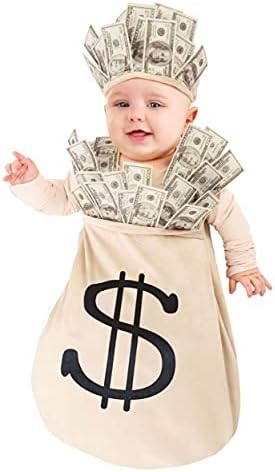 Infant Money Bag Costume with Dollar Sign
