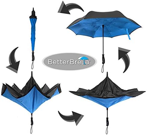 BetterBrella 415 Wide Reverse Open Stick Umbrella