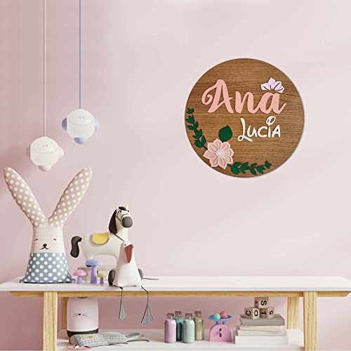 Handmade Wood Baby Name Sign 12 18 1