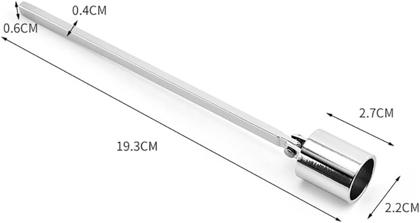 Metal Candle Snuffer for Tea Light Candles Wedding Altar Silver