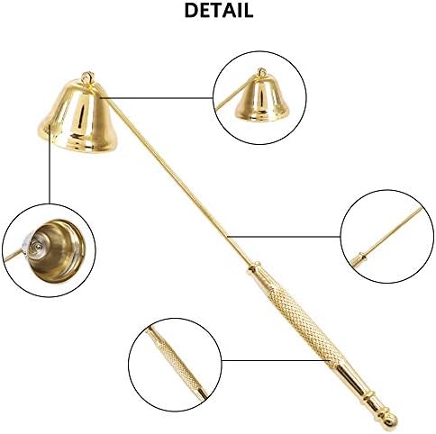 QUMENEY Candle Snuffer with Long Handle for Safe Extinguishing
