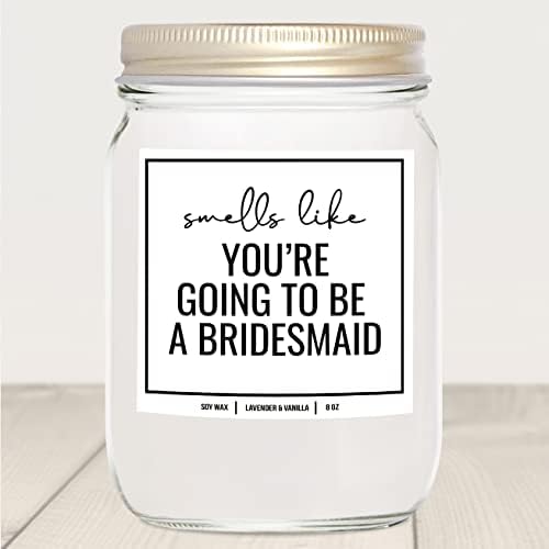 You Nique Designs Bridesmaid Proposal Scented Candle