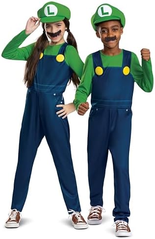 Disguise Boys Luigi Halloween Costume Set