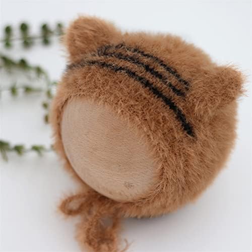 Vemonllas Newborn Photo Props Girl Boy Tiger Hat Romper 1