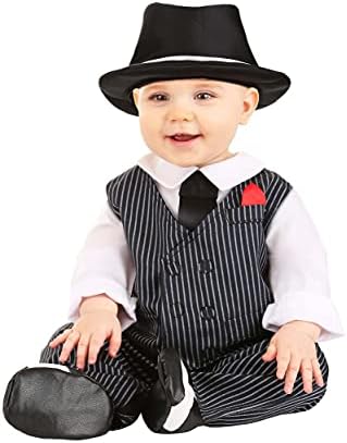 Infant Gangster Costume - Suave Mobster Outfit for Kids