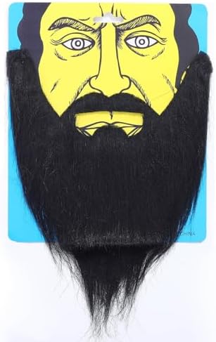 Foryysa Realistic Fake Beard and Mustache Set