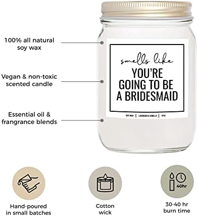 You Nique Designs Bridesmaid Proposal Scented Candle