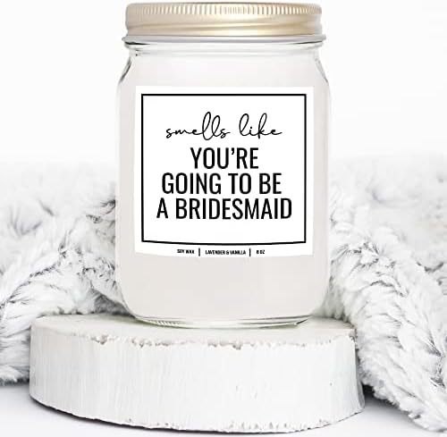 You Nique Designs Bridesmaid Proposal Scented Candle