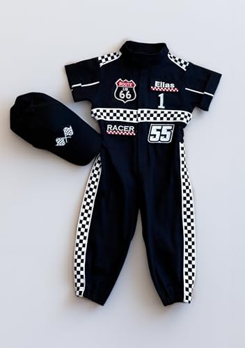 Costumes Club Handmade Race Car Driver Costume for Toddlers