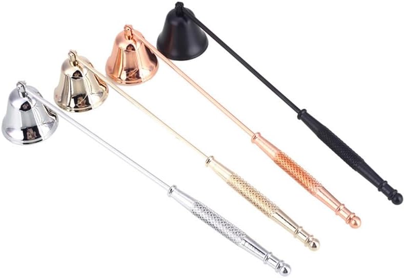Seadiquiet Gold Metal Candle Snuffer with Long Handle 1