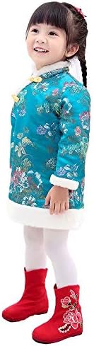Baby Girl Qipao Dress Traditional Chinese Style with Embroidery