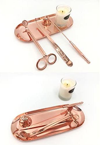 3-in-1 Candle Care Tools Set - Rose Gold