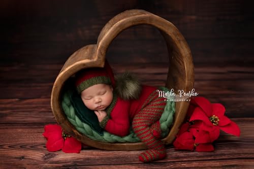 2 Piece Baby Christmas Romper and Hat Set