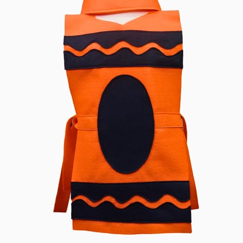 Orange Crayon Costume Tunic and Hat Set - Multi Sizes