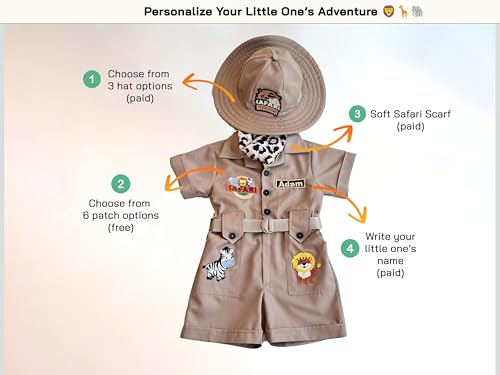 Personalized Safari Explorer Costume for Toddler