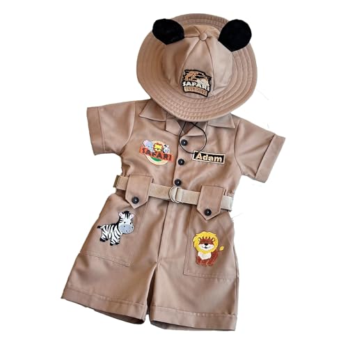 Personalized Safari Explorer Costume for Toddler