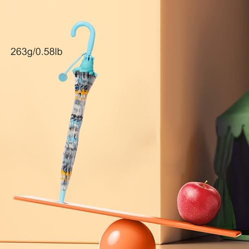 ThreeH Kids Transparent Umbrella with Easy Grip Handle