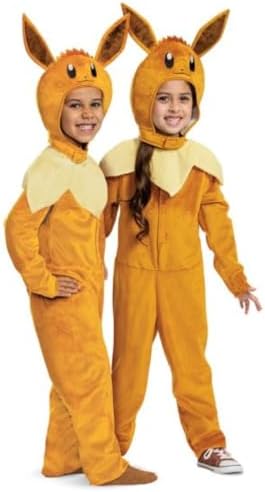 Disguise Eevee Costume for Kids - Official Pokemon Hooded Jumpsuit 1