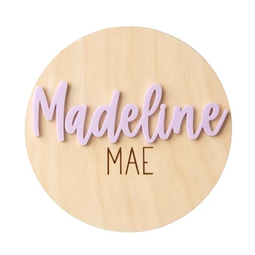 Personalized Newborn Announcement Sign - Double Sided