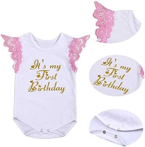 NEWEPIE Unicorn 1st Birthday Costume Set