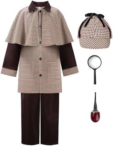 ReliBeauty Detective Costume for Kids
