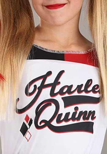 Fun Costumes Girls Harley Quinn Costume Jester Jumpsuit